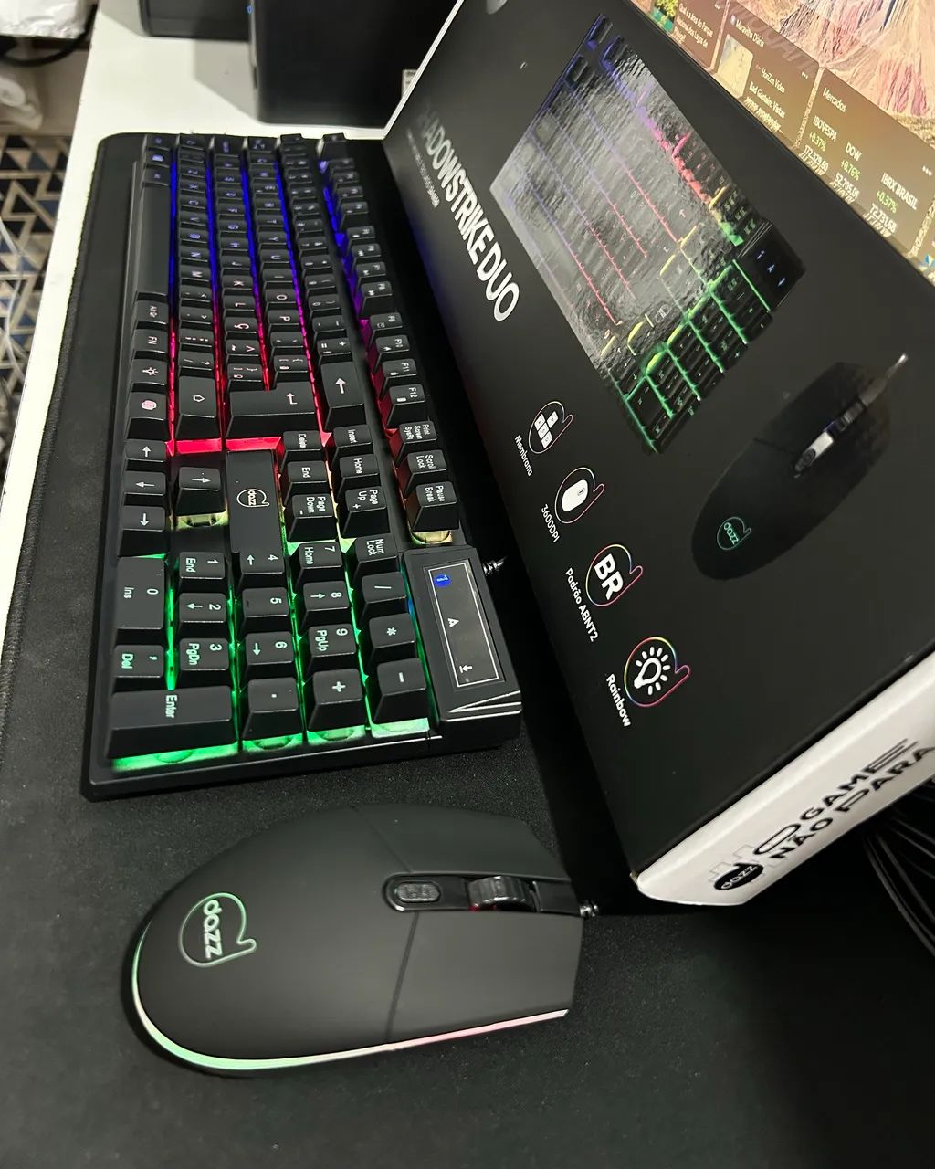 Kit Teclado + Mouse Shadow Strike Duo Dazz - Promoção - Peças de