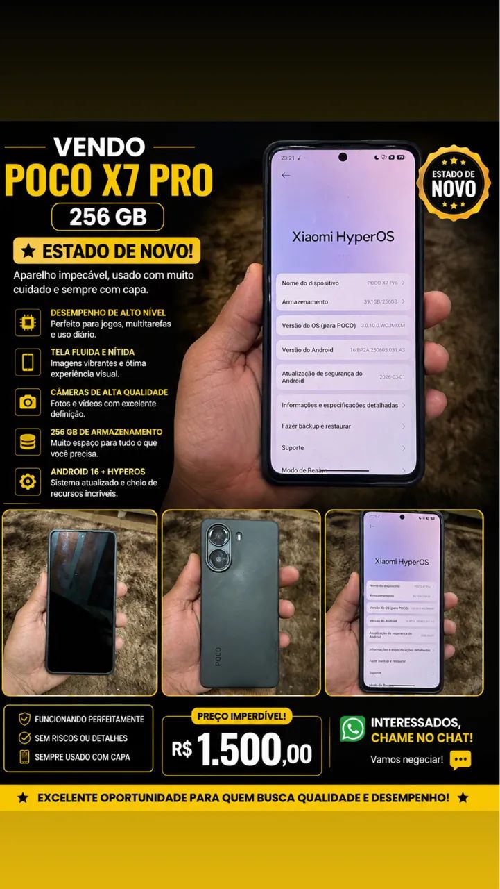 Xiaomi Poco X7pro 256