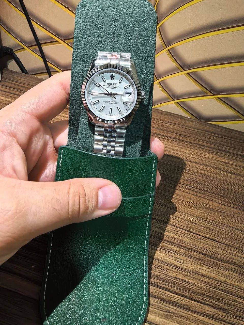 R0lex datejust 36mm bisel canelado