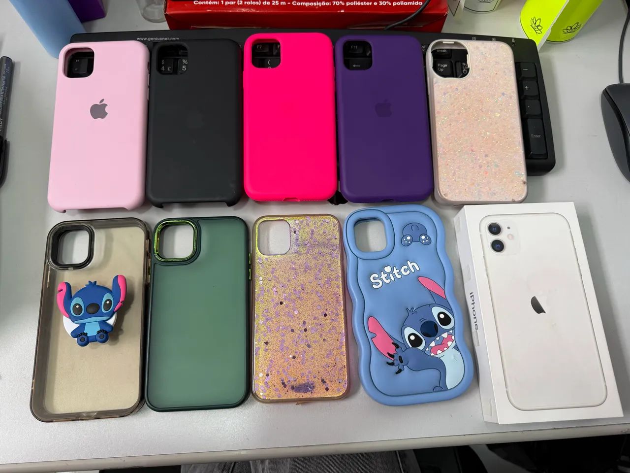 iphone 11 | 128gb | Branco | 74% Saúde da bateria  - Foto 5