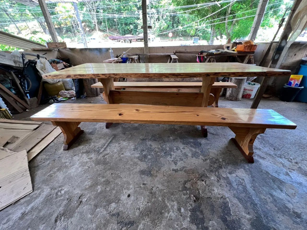 MESA DE MADEIRA LUXO - Foto 3