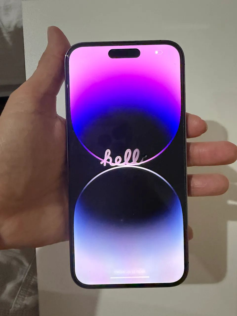 iPhone 14 Pro Max - cor Roxo profundo, Impecável | 256GB | Face ID