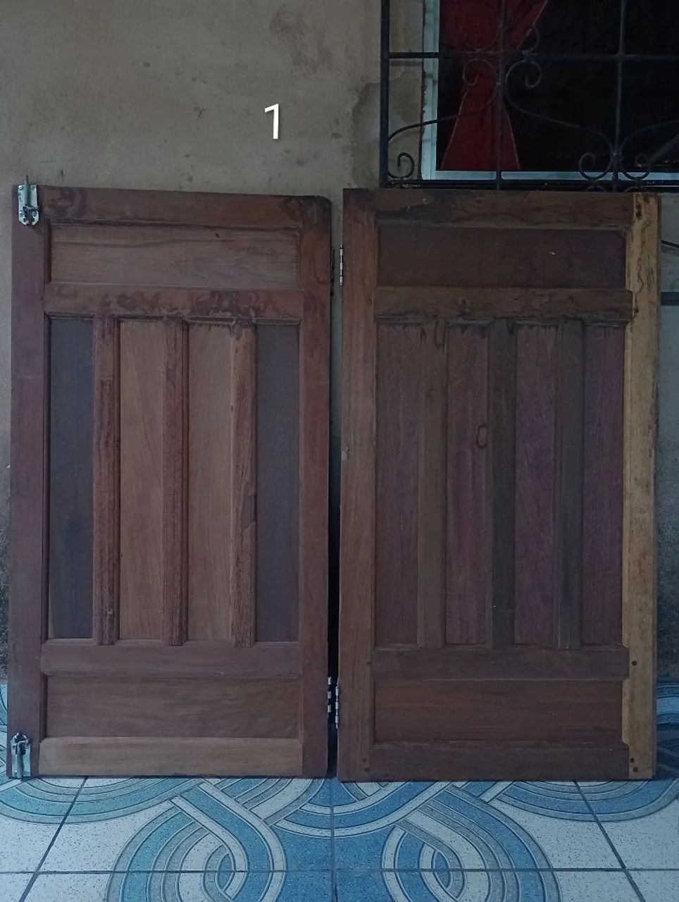Janelas de madeira usadas 