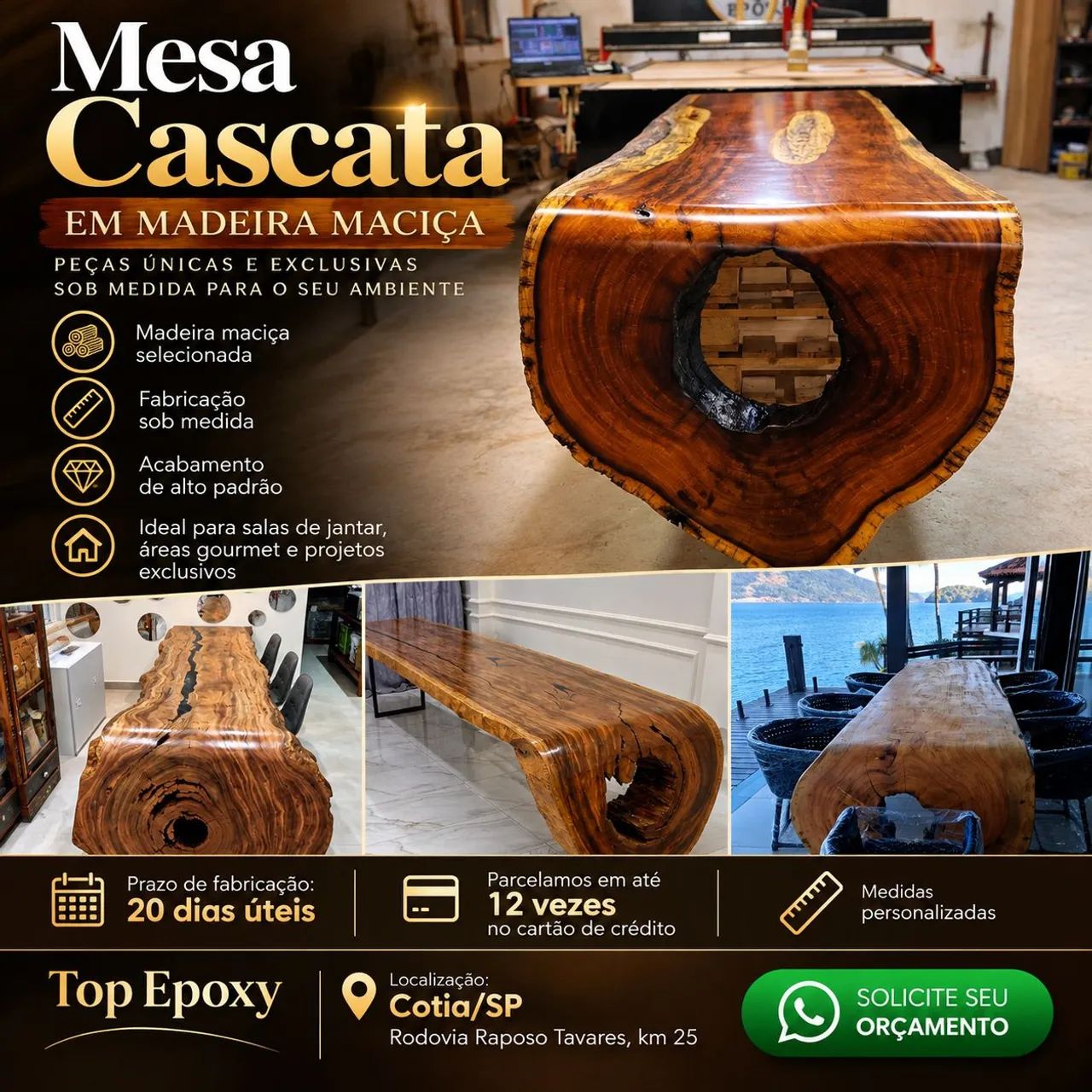 Mesa cascata - Foto 3
