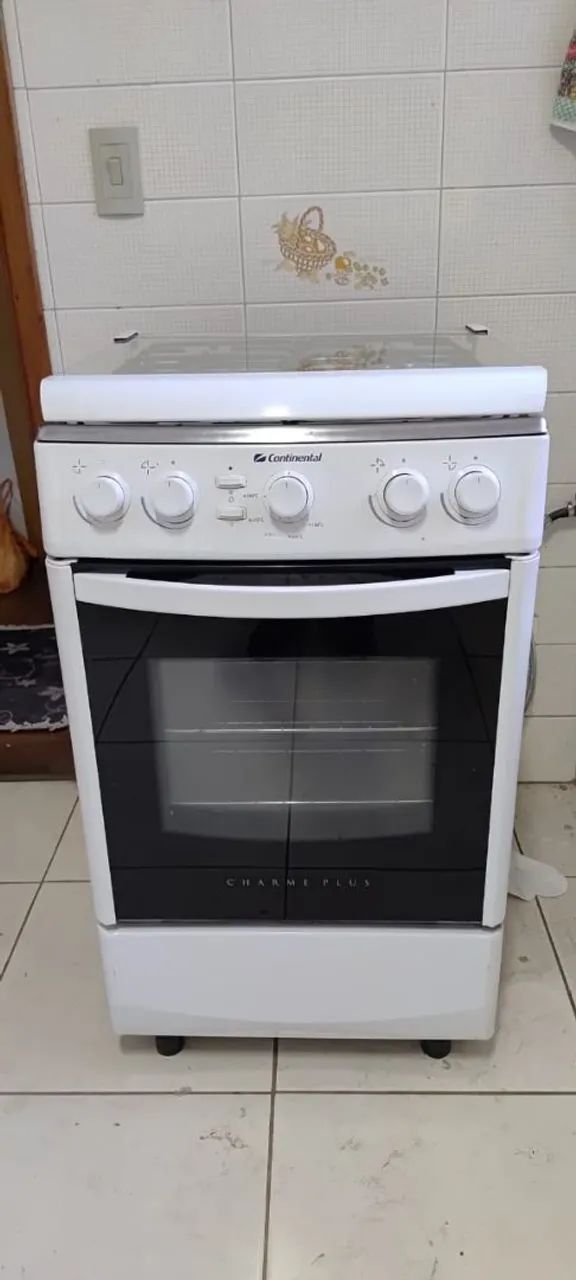Fogao continental 4 bocas, acendimento automatico