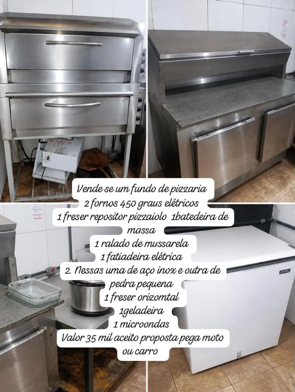 Vende se fundo de pizzaria 
