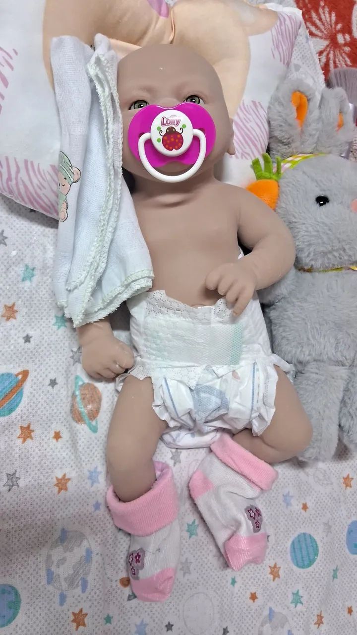 Bebê Reborn Silicone Sólido - Foto 3