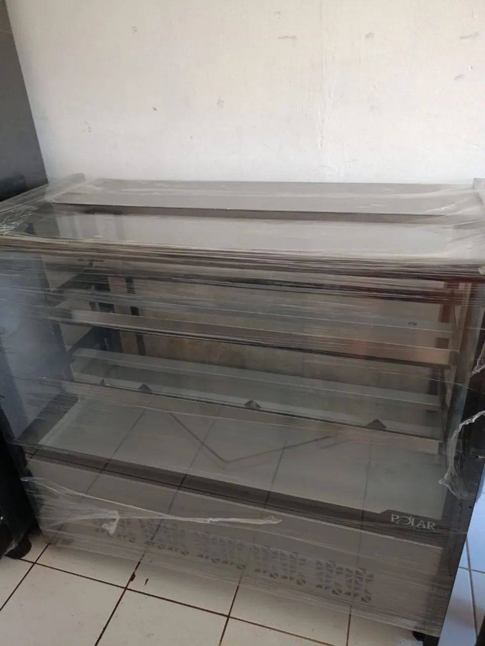 Balcão para salgados estufa funcionando perfeitamente 