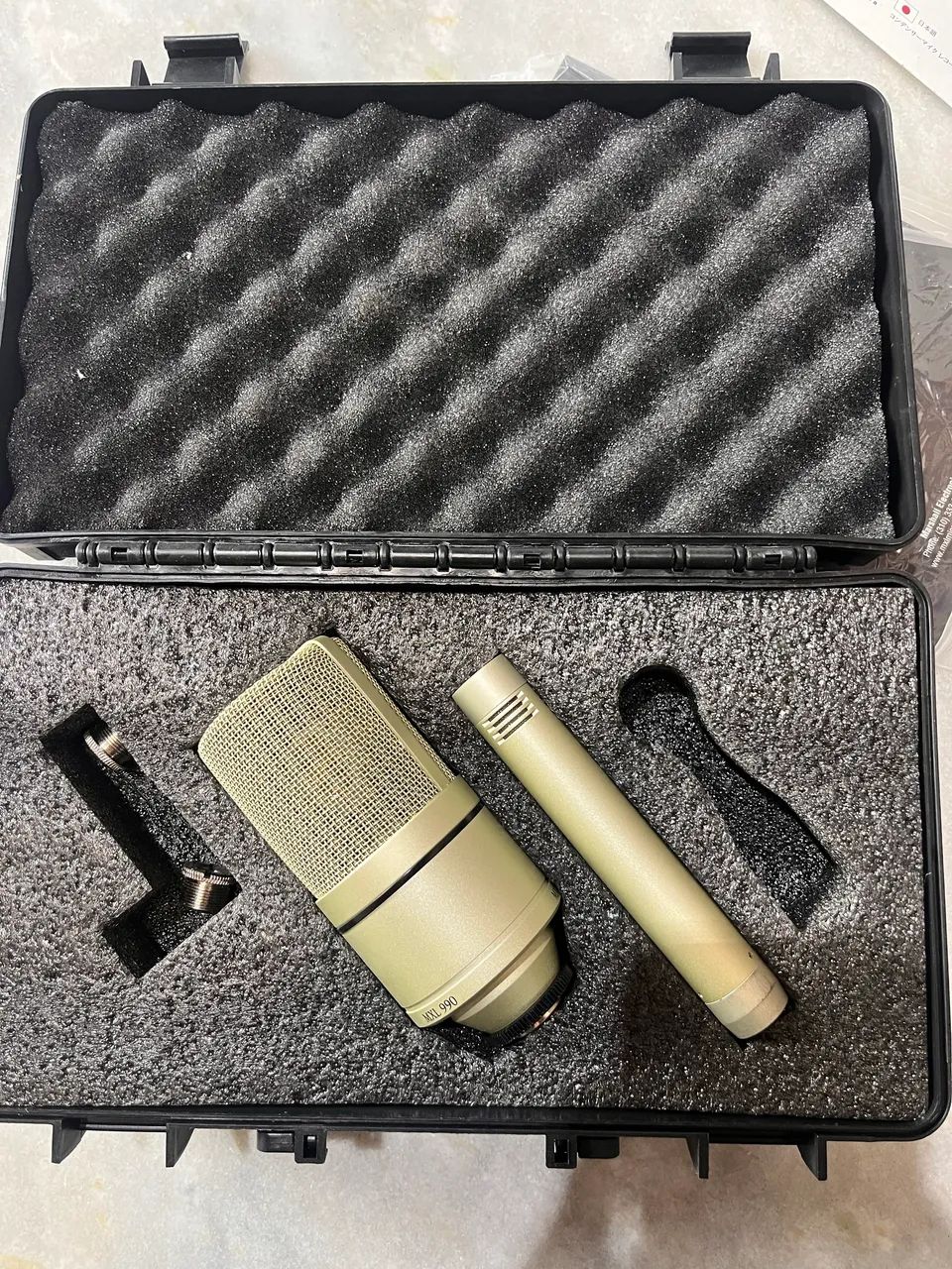 MXL Conjunto de microfone condensador de diafragma grande e pequeno 990/991  - Foto 4