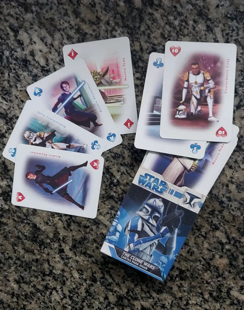 Baralho Star Wars: The clone wars - jogo de cartas COPAG original