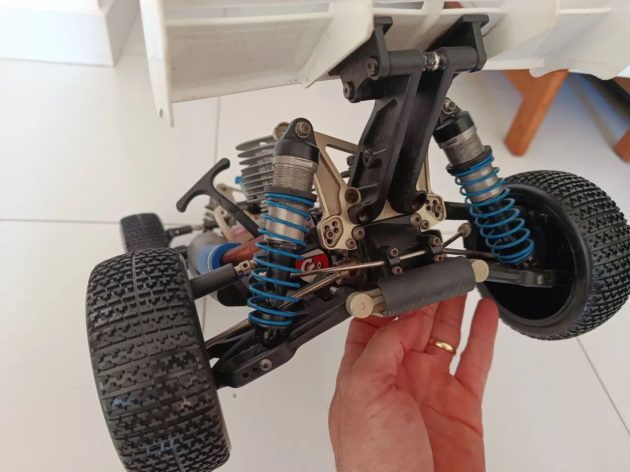 Automodelismo buggy pro 1/8 odonnel motor glow 21 - Foto 3