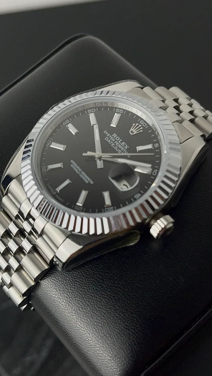 Relógio Rolex Datejust Black - Foto 5