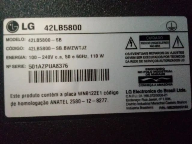 SMART TV LG 42 Com Defeito - Foto 3