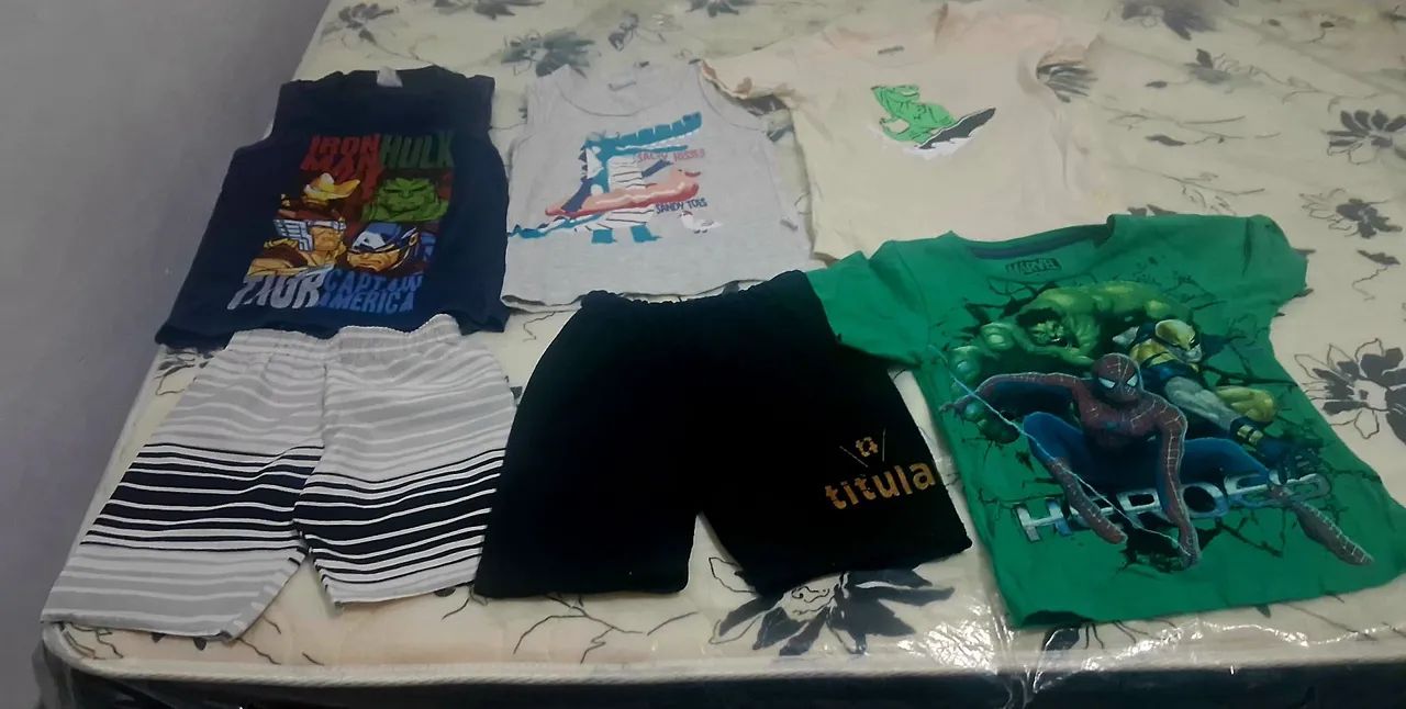 Lote de roupas infantil menino - Foto 3