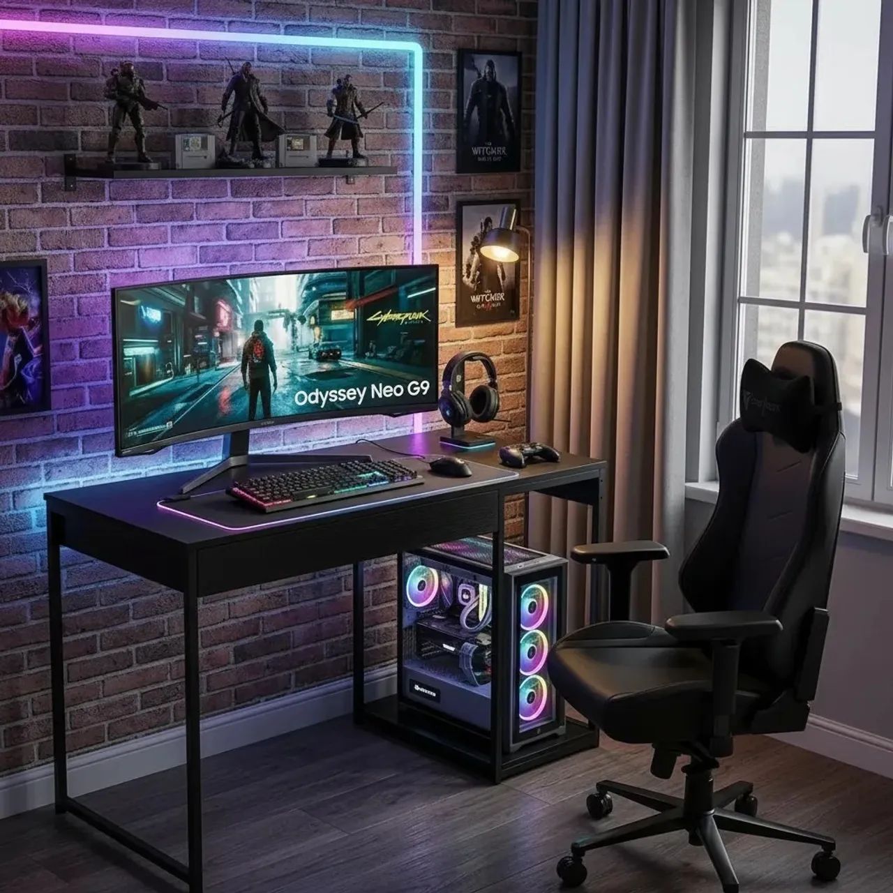 Mesa Gamer - Nova e Lacrada! - Foto 3
