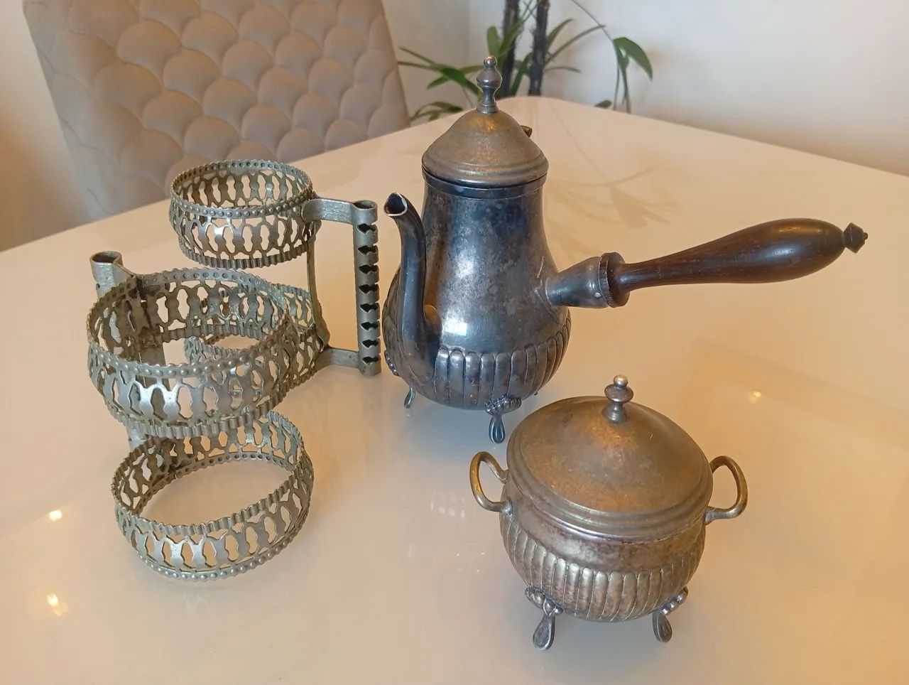 Conjunto espessurado a Prata 