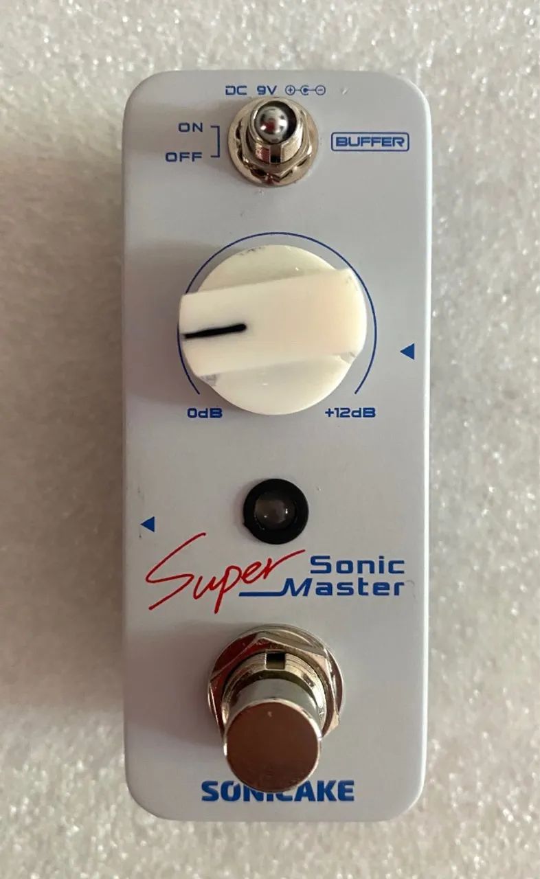 Pedal Sonicake Super Sonic Master Clean Boost Buffer - Foto 2
