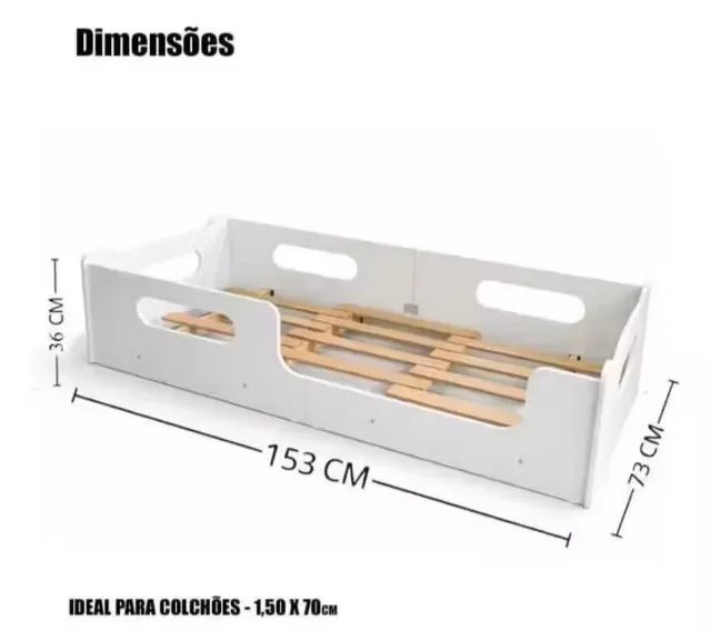 Cama infantil + colchão - Foto 2