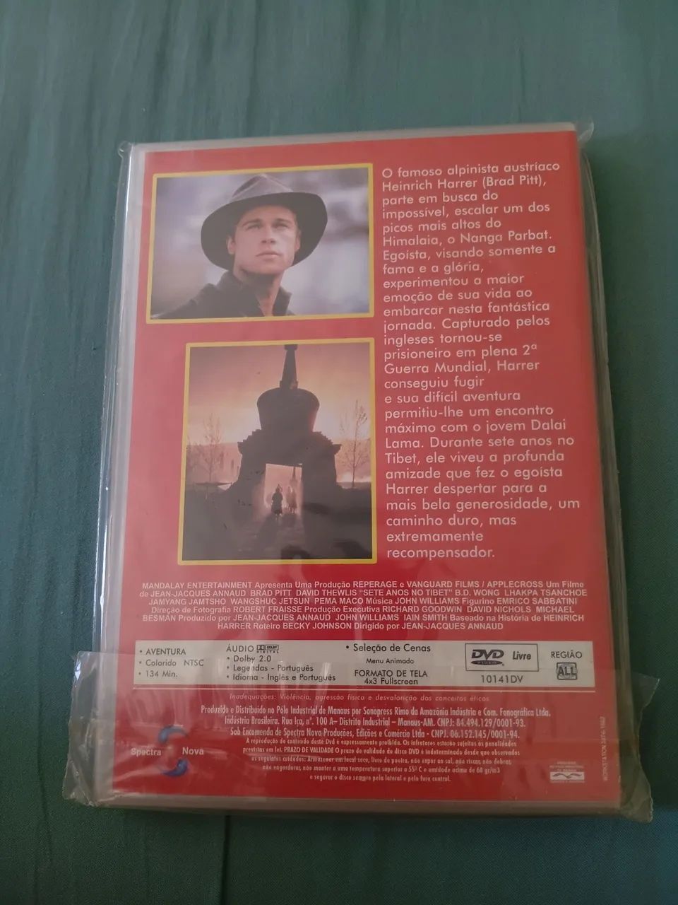 Dvd sete anos no Tibet usado - Foto 2