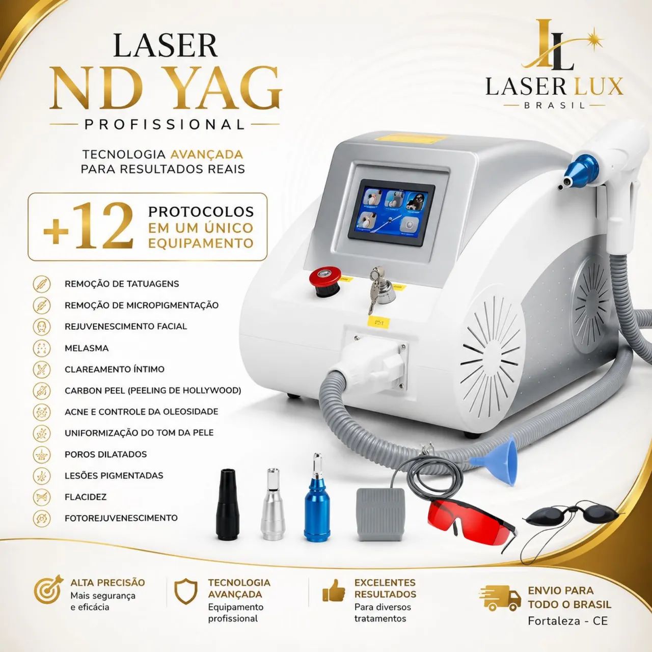 Laser ND YAG (remoção de tatuagem ) 