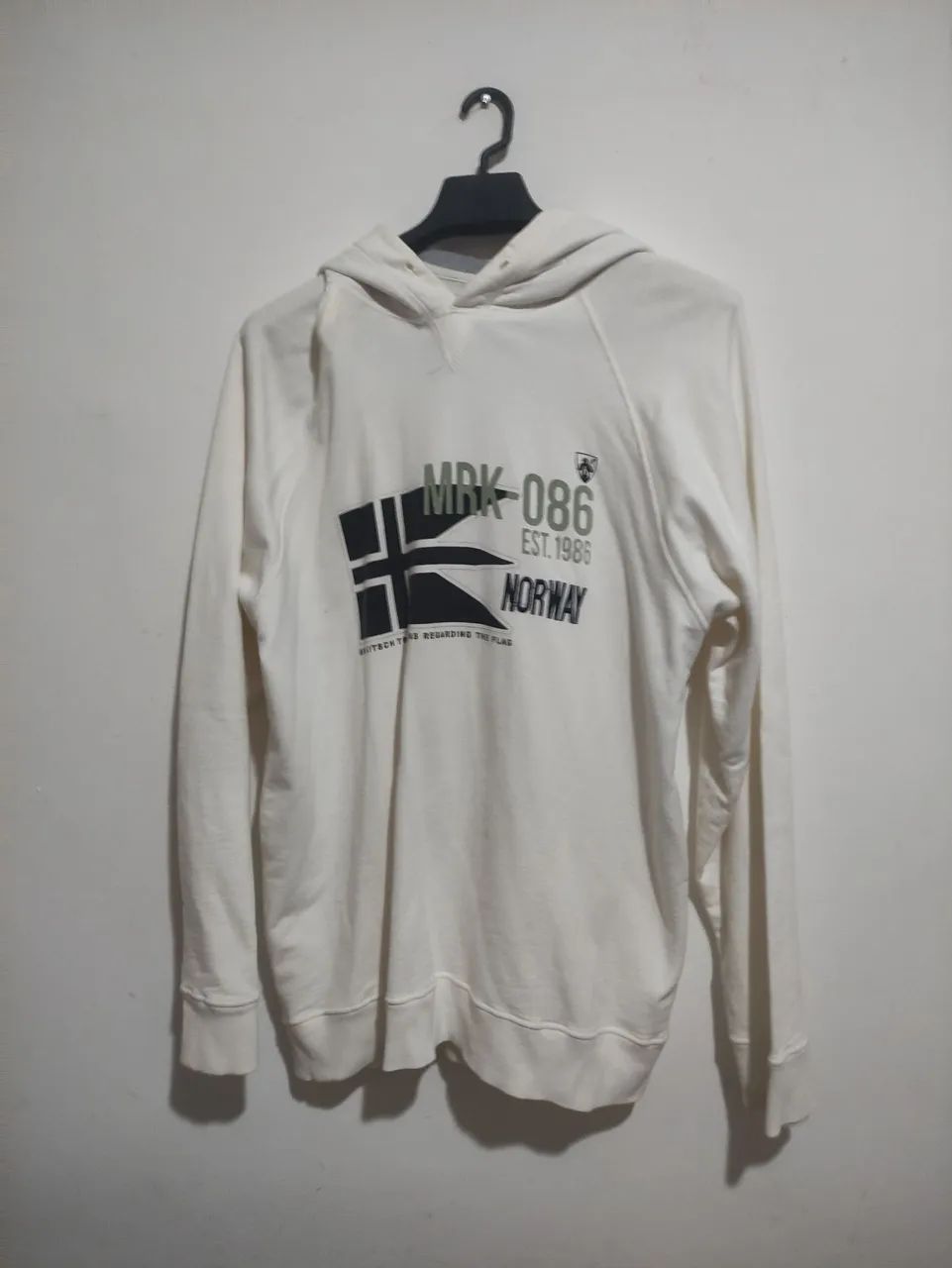 Moletom Mr. Helsing Branco com Capuz - Tam. GG