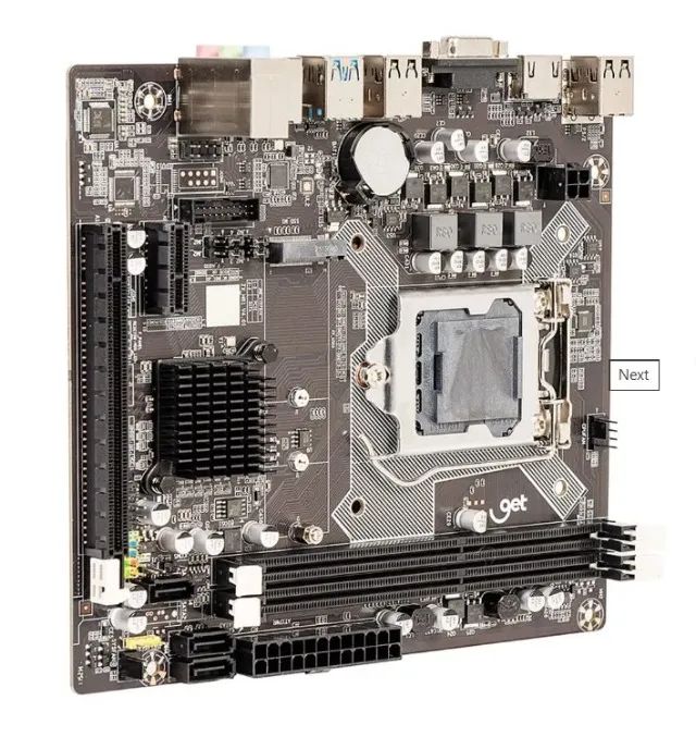 Placa mãe Pc computador desktop soquete 1150 H81 nova - Foto 2