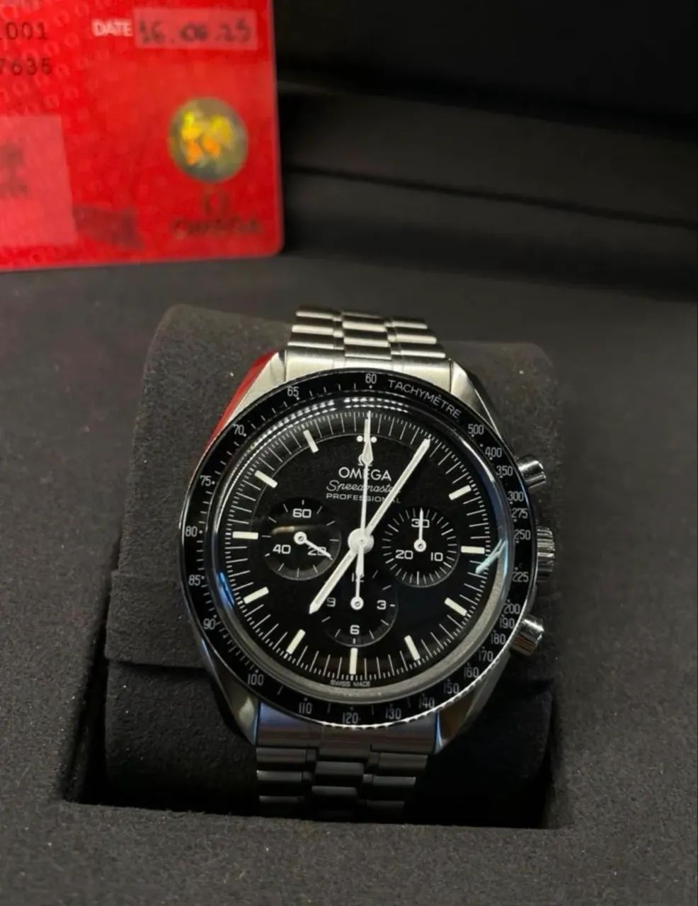 Omega Speedmaster Moonwatch Professional Hesalite 2025 - Completo - Foto 2