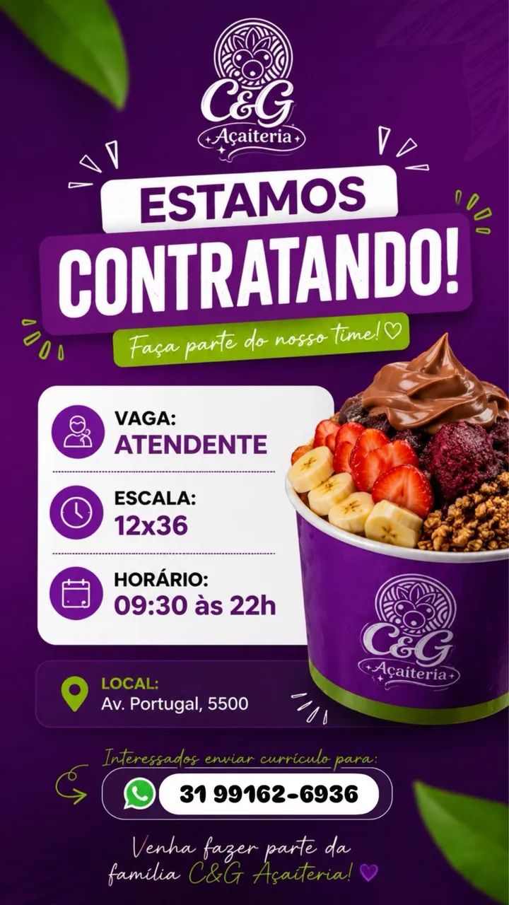 VAGA DE EMPREGO 12x36 - Foto 3