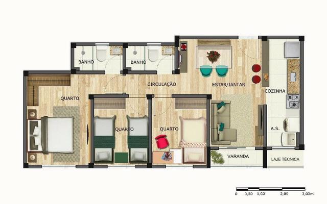 Apartamento com suite e varanda no Paraiso! - Foto 13