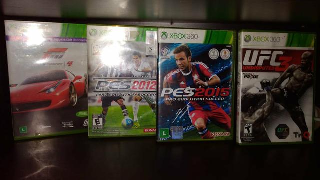 Xbox 360 4GB + 4 Jogos Originais - Foto 4