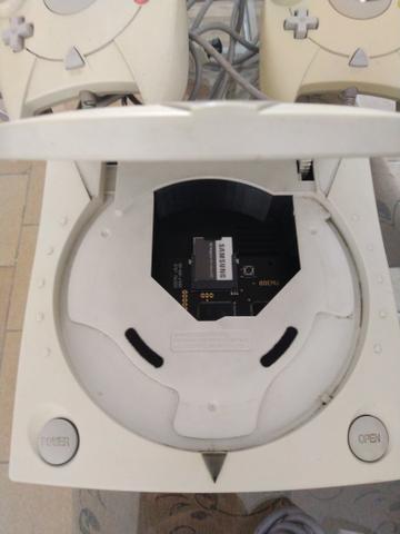 Dreamcast com gdemu oficial e adaptadores!