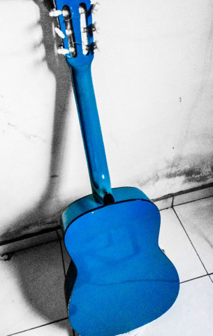 Violão Kashima azul (tamanho médio) - Foto 2