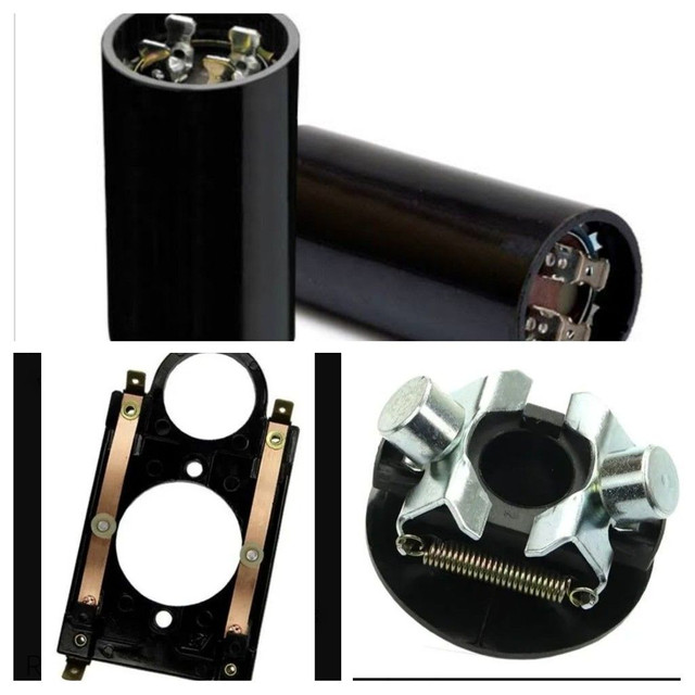 Capacitores e platinados para motor elétrico