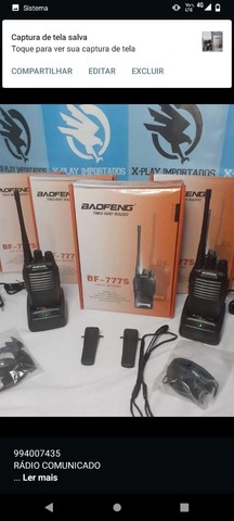 Rádio comunicador ( entrega em todos os bairros) - Foto 3