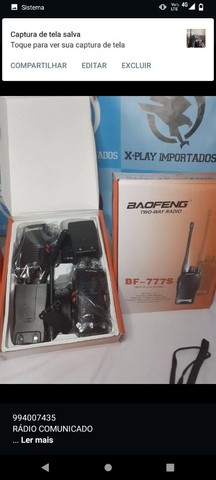 Rádio comunicador ( entrega em todos os bairros) - Foto 4