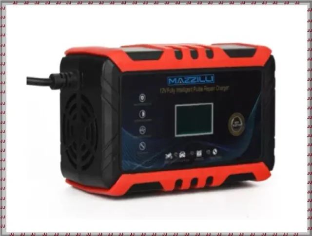 Carregador Inteligente Bateria 4-6ah Tela Lcd Auto Moto 12v - Foto 2