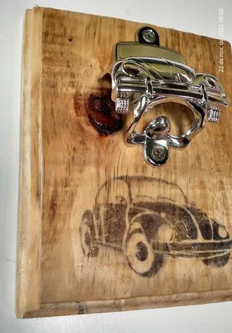 ABRIDOR DE GARRAFA FUSCA VW cerveja churrasco - Foto 4