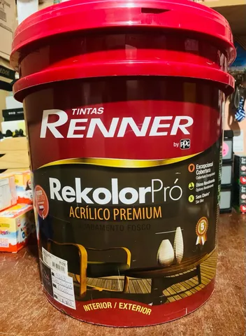 Tintas Renner - A Rekolor Gold Super Resistência possui