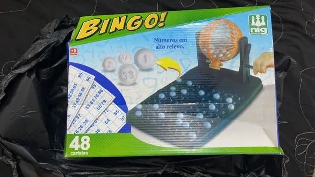 Bingo Infantil Jogo Brinquedo Globo 48 Cartelas 90 Bolinhas