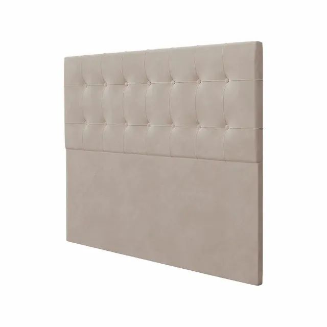 Cabeceira Casal Turquesa 1.42cm com Tecido Veludo - Foto 4