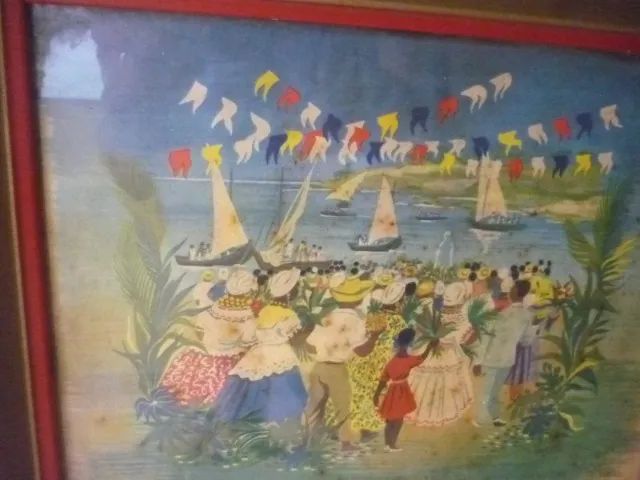 Iemanjá Quadro Iemanja Salvador Ba Vintage Raro   - Foto 3