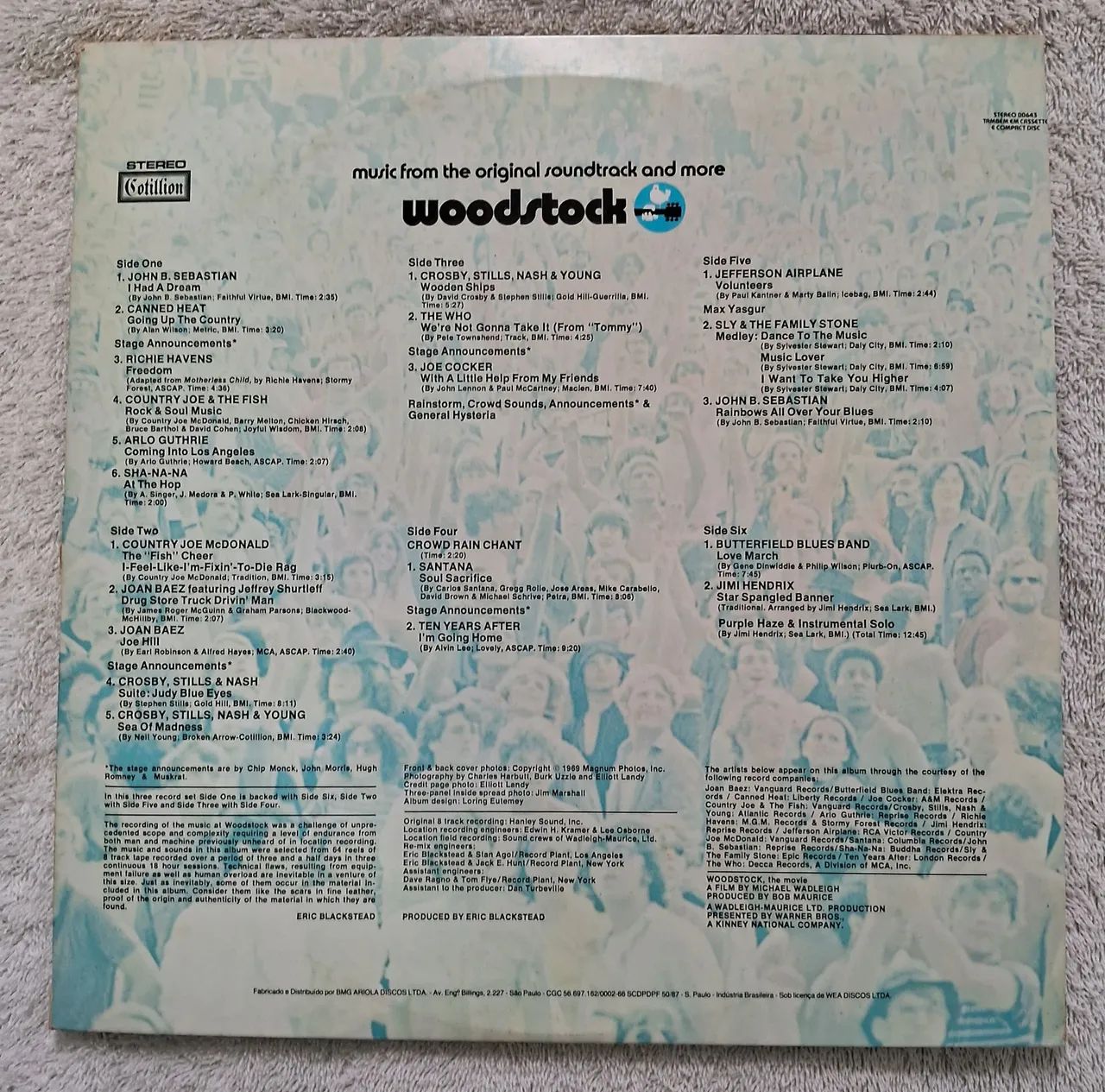 Trilha Sonora Original do Filme Woodstock - 3 LPs - Foto 2