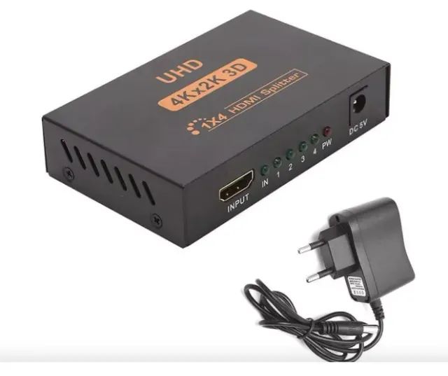 Distribuidor Splitter Iunit  1x4 4k x 2k 3d