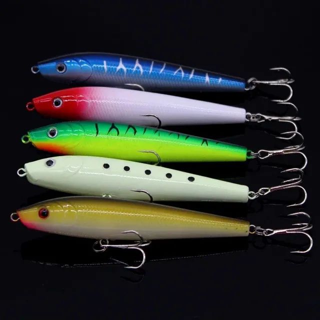 Isca artificial meia água para pesca - Foto 5