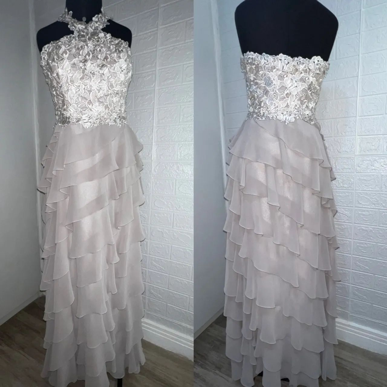 VESTIDO LUXUOSO ARTE SACRA MADRINHA FORMATURA NOIVA CASAMENTO