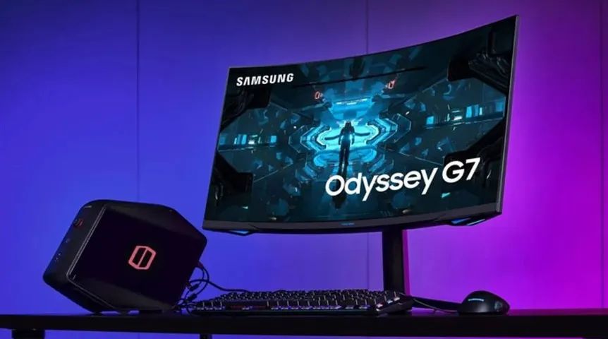 Monitor Gamer Curvo Samsung Odyssey 27 240Hz, 1ms, HDMI, DP, G-sync, Freesync, G7 27
