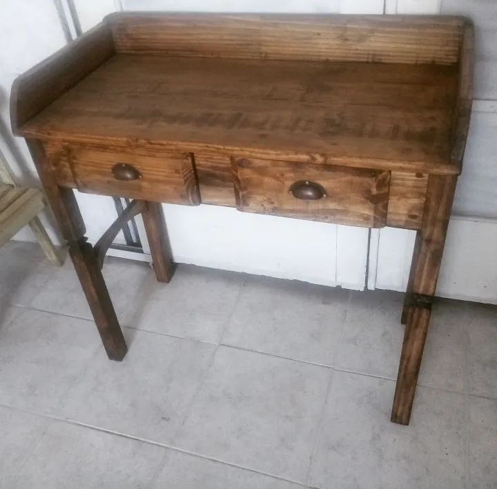 Mesa escrivaninha com 2 gavetas fabrico pra vc!!