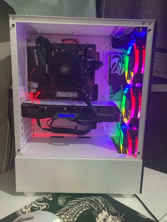 Gabinete de PC Gamer (não possui tampa lateral) - Foto 4