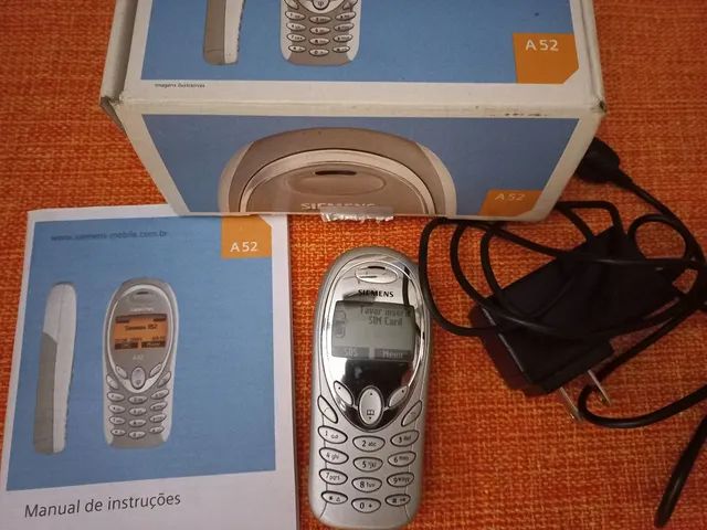 Celular antigo Siemens na caixa antigo  - Foto 2