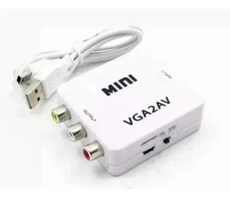 Adaptador Conversor Vga2Av Tomate Mtv608 Loja Coimbra Computadores Entrega - Foto 4